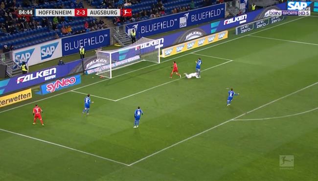 اهداف مباراة أوجسبوج وهوفنهايم 4 2 الدوري الالمانى