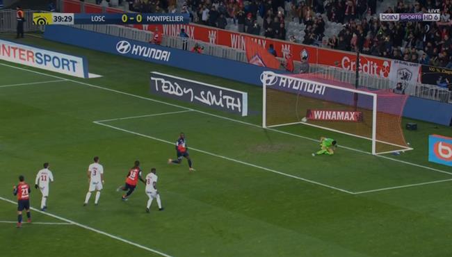 اهداف مباراة ليل ومونبلييه 2 1 الدوري الفرنسي