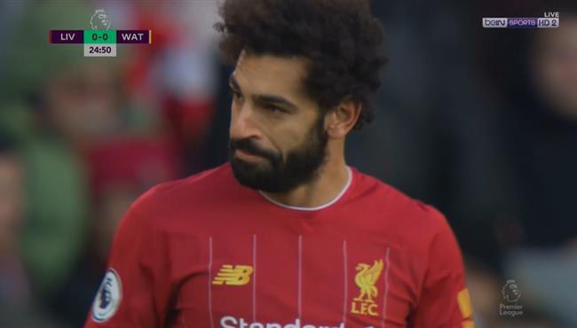 محمد صلاح كاد ان يسجل هدف رائع امام واتفورد