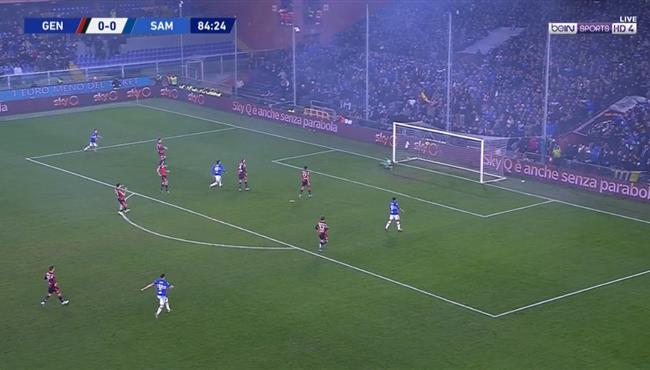 هدف فوز سامبدوريا على جنوي 1 0 الدوري الايطالي