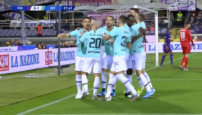 اهداف مباراة انتر ميلان وفيورنتينا 1 1 الدوري الايطالي