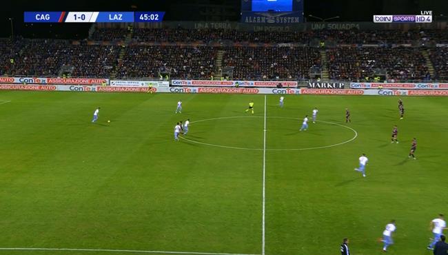 اهداف مباراة لاتسيو وكالياري المثيرة 2 1 الدوري الايطالي