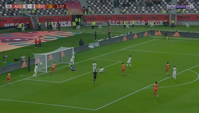 انقاذ عبد الكريم حسن الرائع لهدف مؤكد للترجي من على خط المرمي