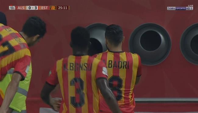 هدف الترجي الثالث في مرمي السد انيس البدري