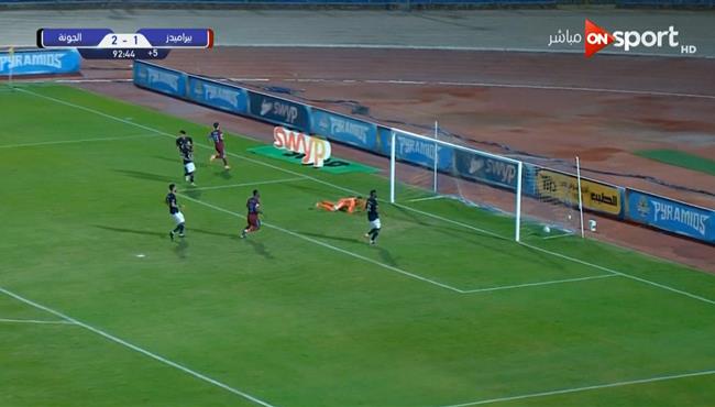 هدف عبد الله السعيد الثاني في مرمى الجونة بالدوري المصري