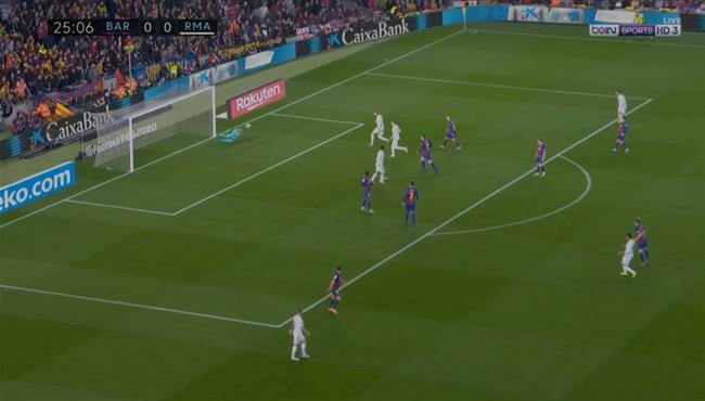 شتيجن ينقذ برشلونة من هدف محقق لريال مدريد على مرتين