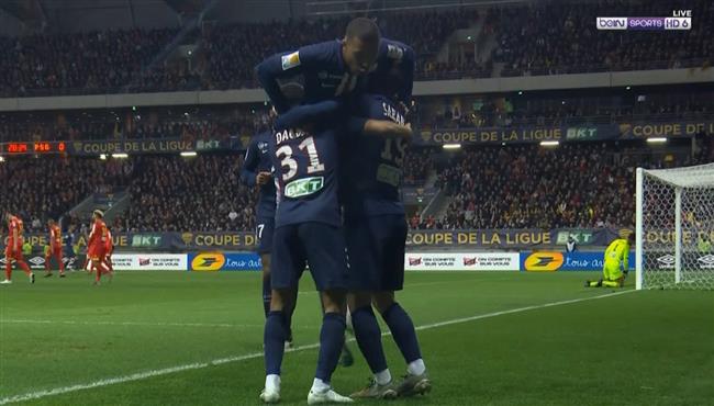 اهداف مباراة باريس سان جيرمان ولو مان 4 1 كأس فرنسا