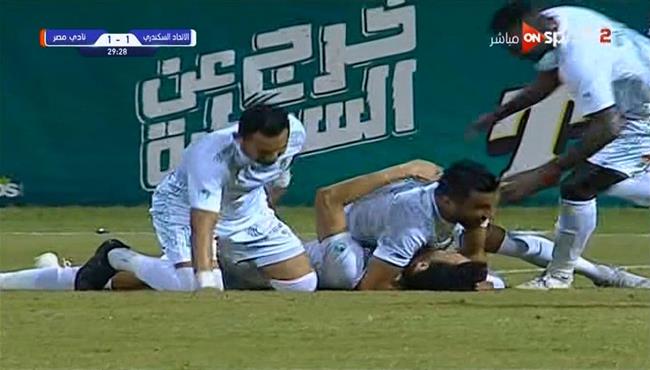 اهداف مباراة الاتحاد السكندري واف سي مصر 2 1 الدوري المصري