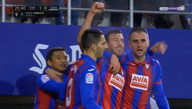 اهداف مباراة ايبار وغرناطة 3 0 الدوري الاسباني