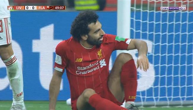 محمد صلاح يهدر فرصة هدف رائع امام فلامينجو في نهائي كأس العالم للأندية