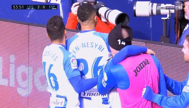 اهداف مباراة ليجانيس واسبانيول 2 0 الدوري الاسباني