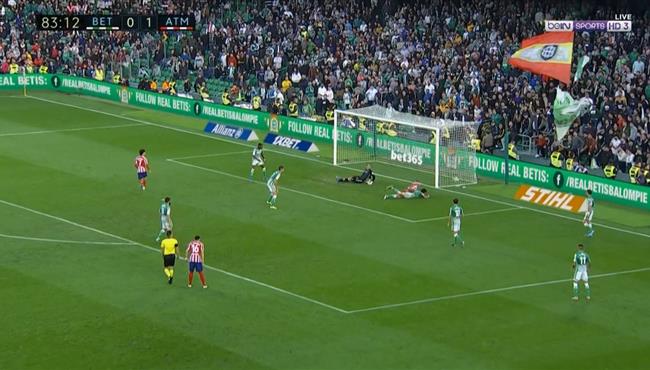 اهداف مباراة اتلتيكو مدريد وريال بيتيس 2 1 الدوري الاسباني