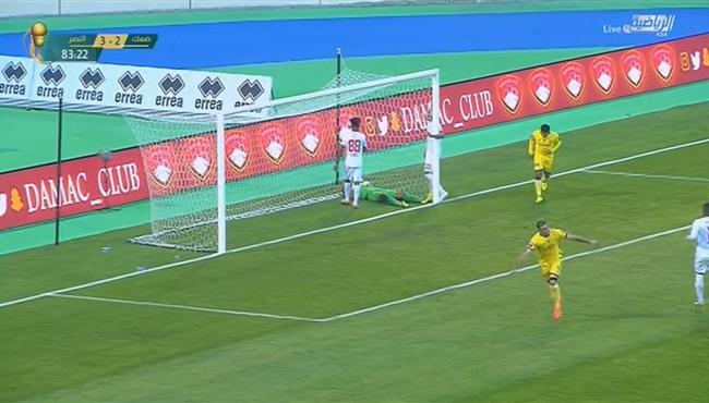 هدف النصر الرابع في مرمي ضمك 4 2 كاس خادم الحرمين