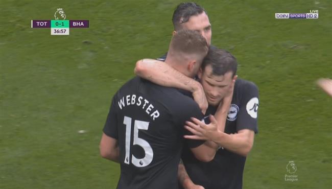 هدف برايتون الاول في مرمي توتنهام بالدوري الانجليزي