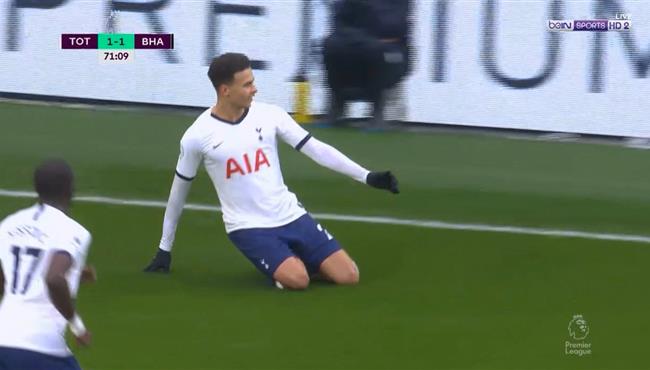 هدف ديلي الي الرائع في مرمي برايتون ورد فعل جوزيه مورينيو