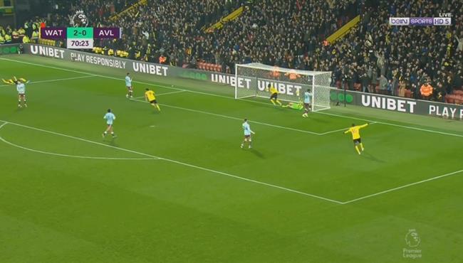 اهداف مباراة استون فيلا وواتفورد 0 3 الدوري الانجليزي