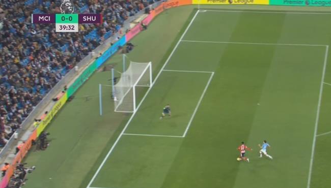 موسيت يهدر انفراد تام لشيفيلد امام مانشستر سيتي