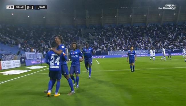 هدف الهلال الاول في مرمي العدالة تعليق فارس عوض