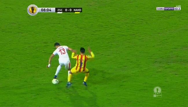 مهارة رائعة من فرجاني ساسي في مباراة الزمالك ونصر حسين داي بالكونفيدرالية