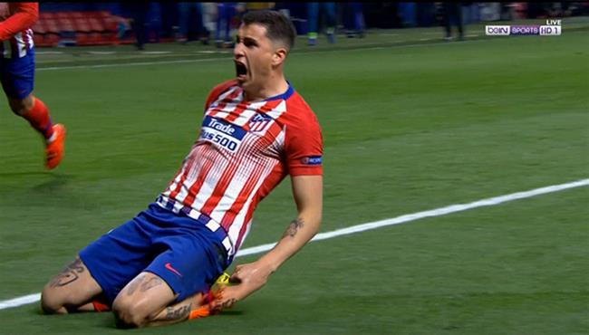 هدف اتلتيكو مدريد الاول في مرمي يوفنتوس بدوري ابطال اوروبا