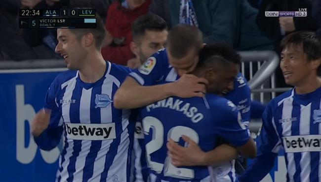 اهداف مباراة ديبورتيفو الافيس وليفانتي 2 0 الدوري الاسباني