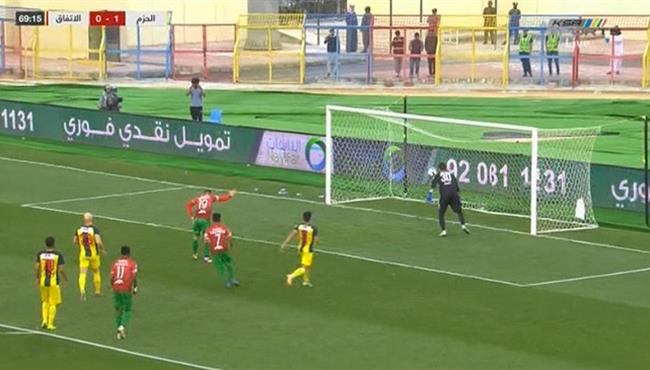 اهداف مباراة الاتفاق والحزم 1 1 الدوري السعودي