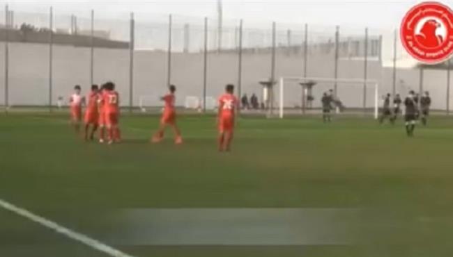 سيف ابو تريكة يسجل هدف رائع مع ناشئين العربي القطري