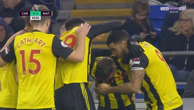 اهداف مباراة واتفورد وكارديف سيتي 5 1 الدوري الانجليزي