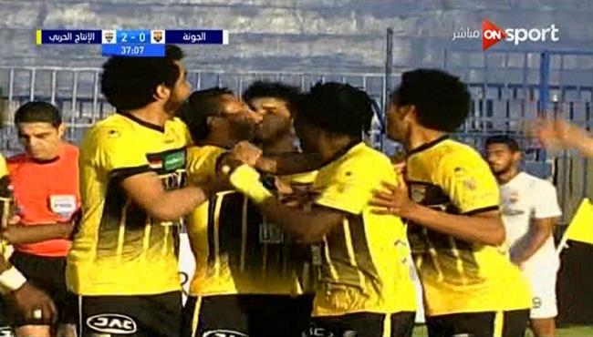 اهداف مباراة الانتاج الحربي والجونة 3 2 الدوري المصري