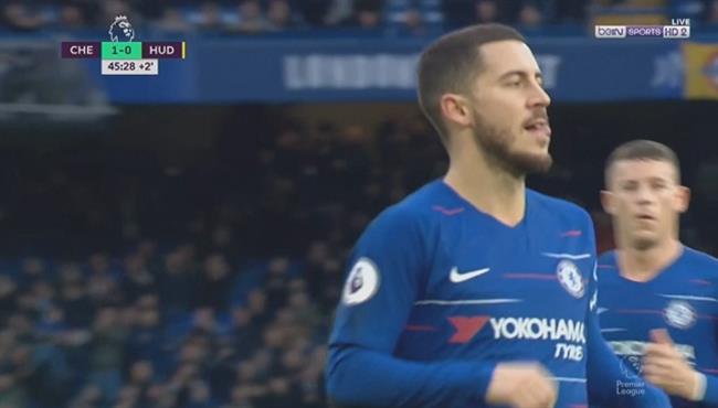 هدف هازارد في مرمي هدرسفيلد بالدوري الانجليزي