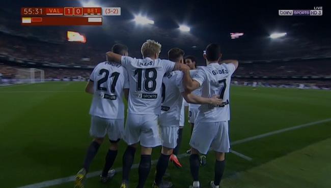 هدف فوز فالنسيا علي ريال بيتيس 1 0 كأس ملك اسبانيا