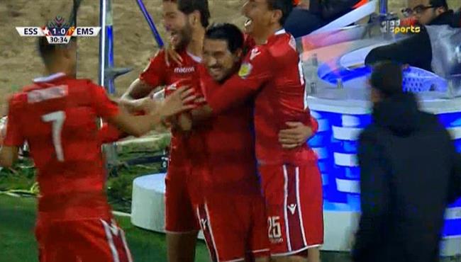 هدف النجم الساحلي الملغي في مرمي المريخ بالبطولة العربية