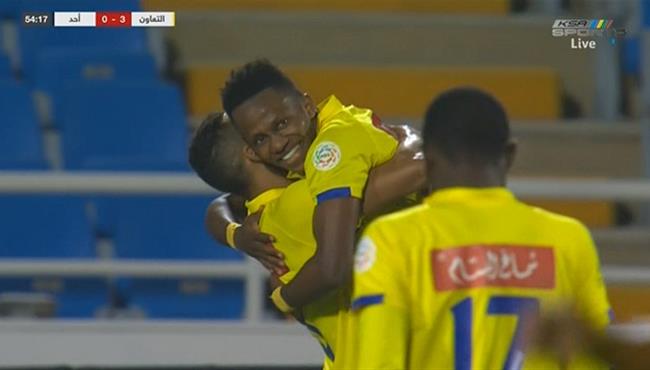 اهداف مباراة التعاون واحد 4 0 الدوري السعودي