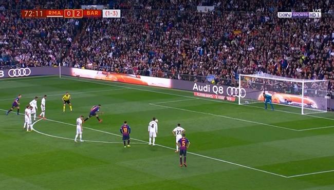 تنفيذ مذهل من سواريز لركلة جزاء امام ريال مدريد