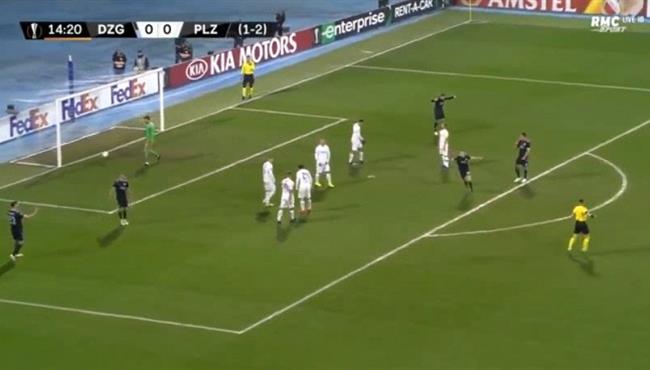 هدف مهاري ممتع في مباراة دينامو زغرب وفيكتوريا بلزن بالدوري الاوروبي