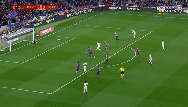 تير شتيجن يحرم توني كروس من هدف رائع في مباراة برشلونة وريال مدريد