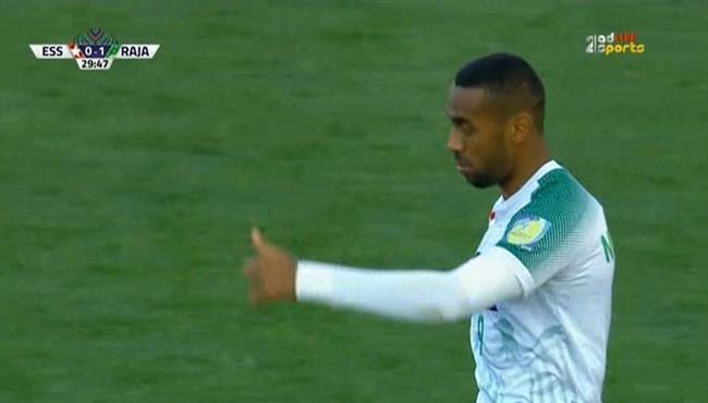 هدف الرجاء البيضاوي الاول في مرمي النجم الساحلي بالبطولة العربية