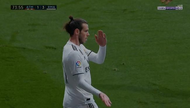 هدف جاريث بيل في مرمي اتلتيكو مدريد بتعليق عصام الشوالي