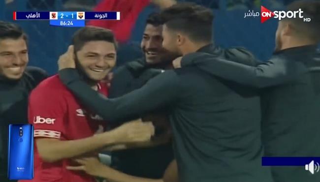 اهداف مباراة الاهلي والجونة اليوم 2 1 الدوري المصري