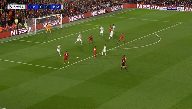 بعد كعب رائع من صلاح ماتيب يهدر فرصة خطيرة اما بايرن ميونخ