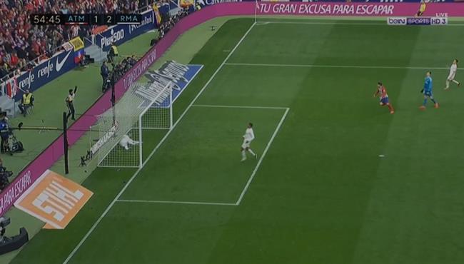 هدف الفارو موراتا الملغي امام ريال مدريد في الدوري الاسباني