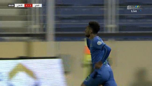 هدف الفتح الثاني في مرمي الاهلي بالدوري السعودي