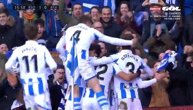 اهداف مباراة ريال سوسيداد واتلتيك بيلباو 2 1 الدوري الاسباني