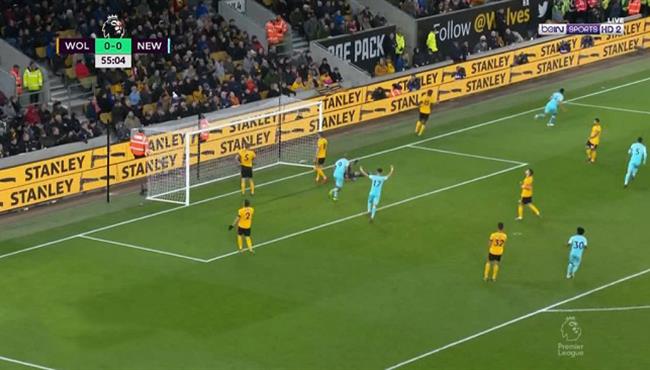 اهداف مباراة نيوكاسل وولفرهامبتون 1 1 الدوري الانجليزي