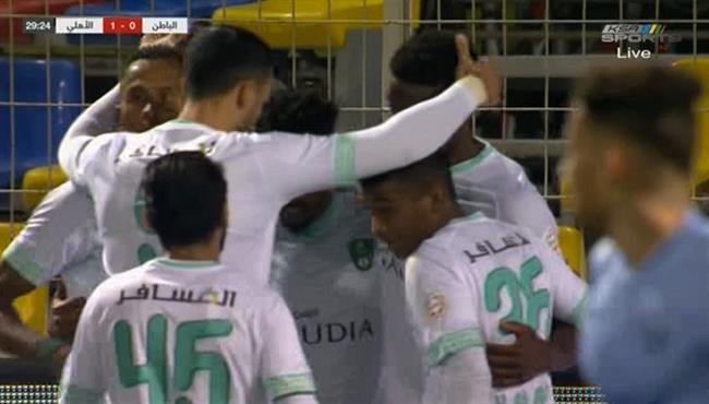هدف الاهلي الاول في مرمي الباطن 1 0 الدوري السعودي