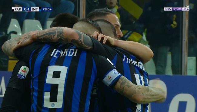 هدف فوز انتر ميلان علي بارما 1 0 الدوري الايطالي