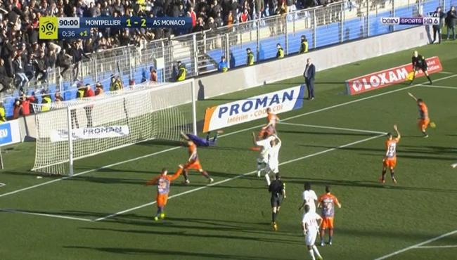 اهداف مباراة موناكو ومونبلييه 2 2 الدوري الفرنسي
