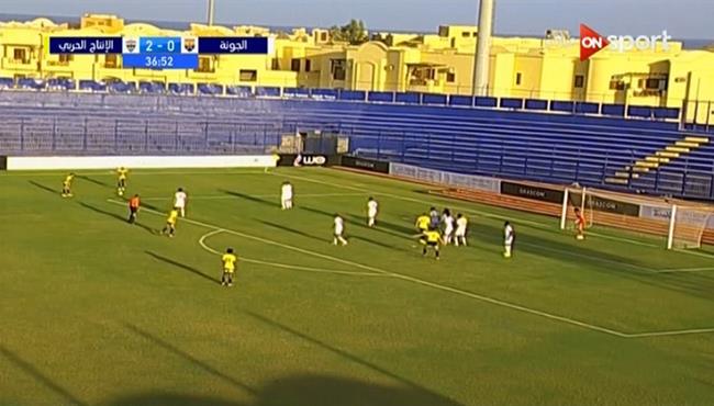 هدف رائع في مباراة الانتاج الحربي والجونة بالدوري المصري