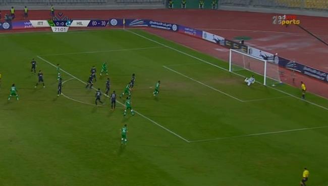 نور السيد كاد ان يسجل هدف عالمي في مباراة الاتحاد والهلال في البطولة العربية