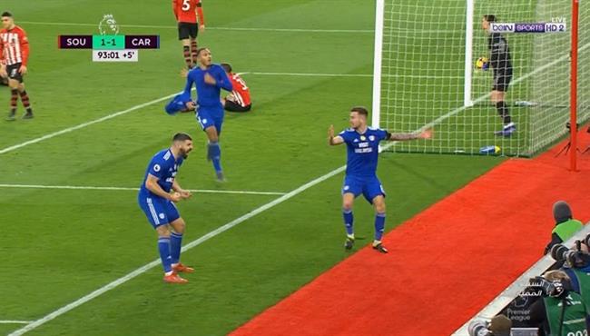اهداف مباراة كارديف وساوثهامتون 2 1 الدوري الانجليزي